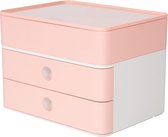 HAN Smart-box plus Allison - 2 lades + box - flamingo roze - HA-1100-86