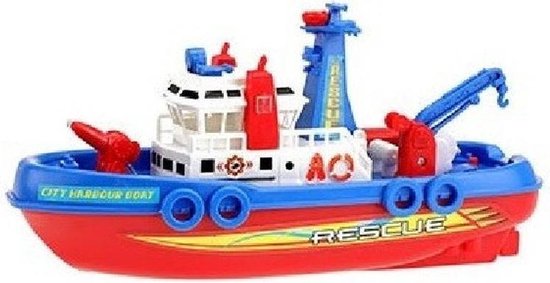 Speelgoed waterspuitende sleep boot - 22 cm - Plastic schepen/boten -  Maritieme... | bol.com