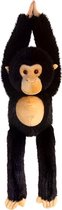 Keel Toys pluche chimpansee apen knuffel zwart 50 cm - Apen dieren knuffels