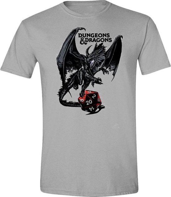 Bol Com Dungeons Dragons Dragon Logo Heren T Shirt Grijs S