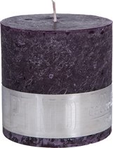 Rustic Vintage Purple block candle 12x9