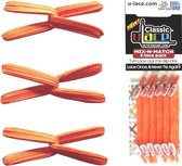 U-Lace Classic -  Elastische Veters - Neon Oranje - Mix-N-Match Pack