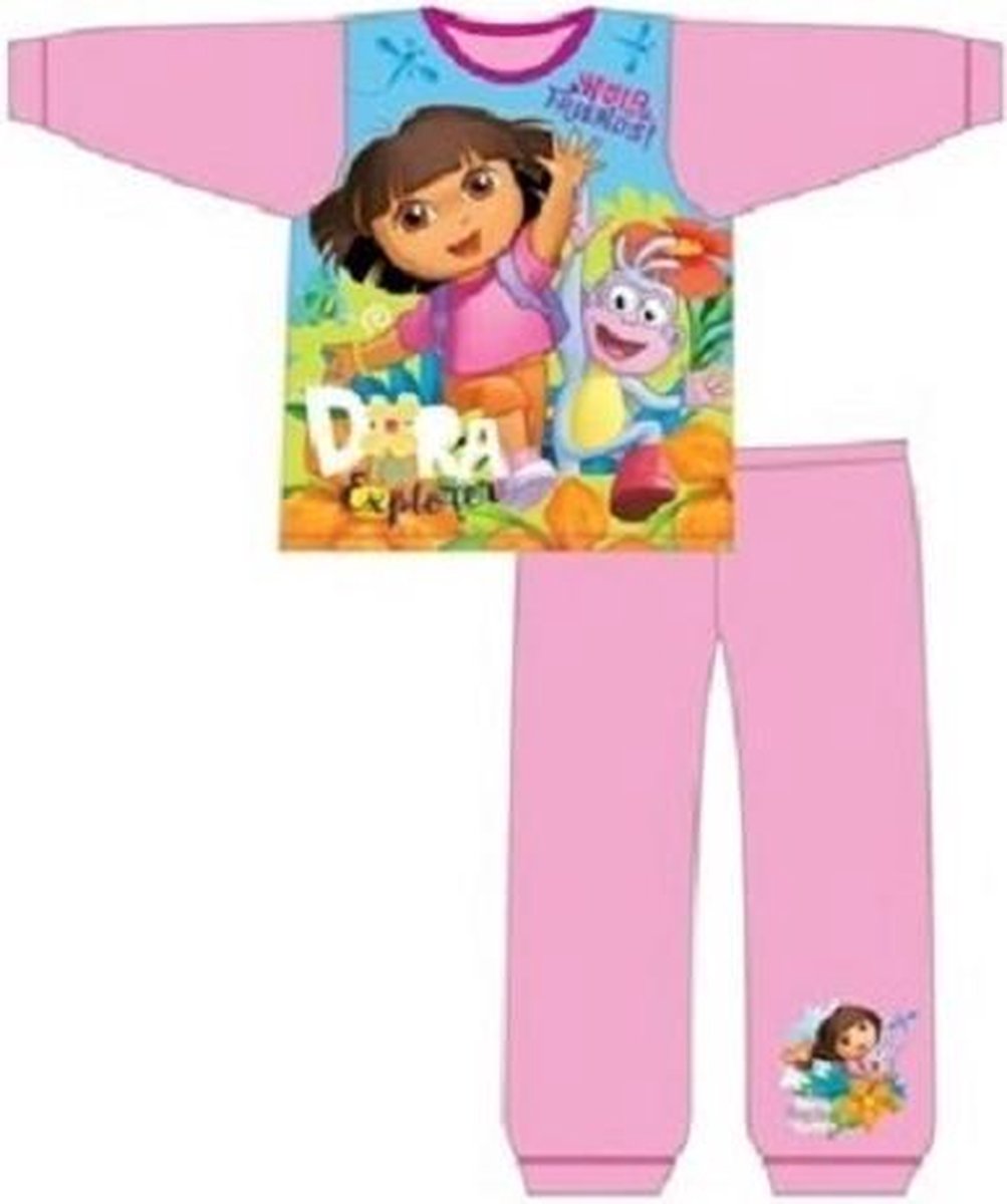 iets acuut laat staan Dora pyjama - maat 92 - Dora en Boots pyama roze | bol.com