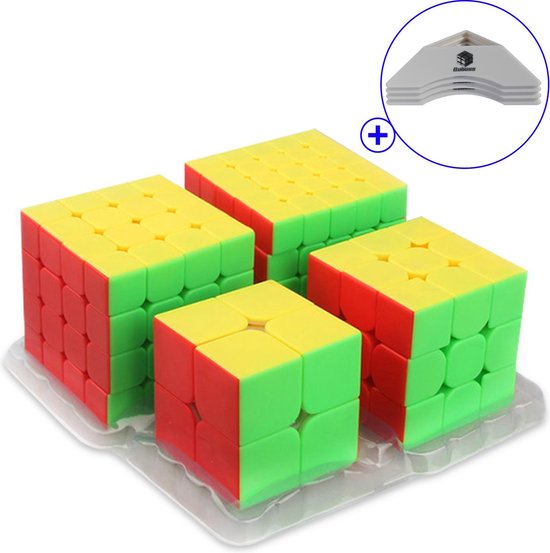 Thumbnail van een extra afbeelding van het spel Puzzelkubus – 2x2, 3x3, 4x4, 5x5 – MoYu Speed Cube – Gratis 4x Qubuss Cubestand