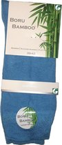Boru Bamboo Sok | 2-Pack | Aqua blauw, Maat 35/38