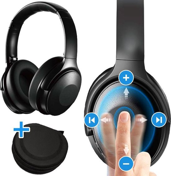 Wuff - Draadloze over-ear koptelefoon met Noise Cancelling, Bluetooth,  Ingebouwde... | bol.com