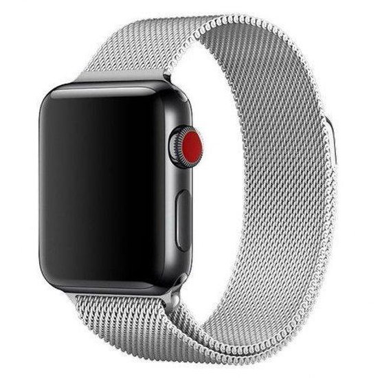 uitrusting Huis Interpersoonlijk bandje geschikt voor Apple Watch milanese bandje 40 mm staal - Zilver - iWatch  series... | bol.com