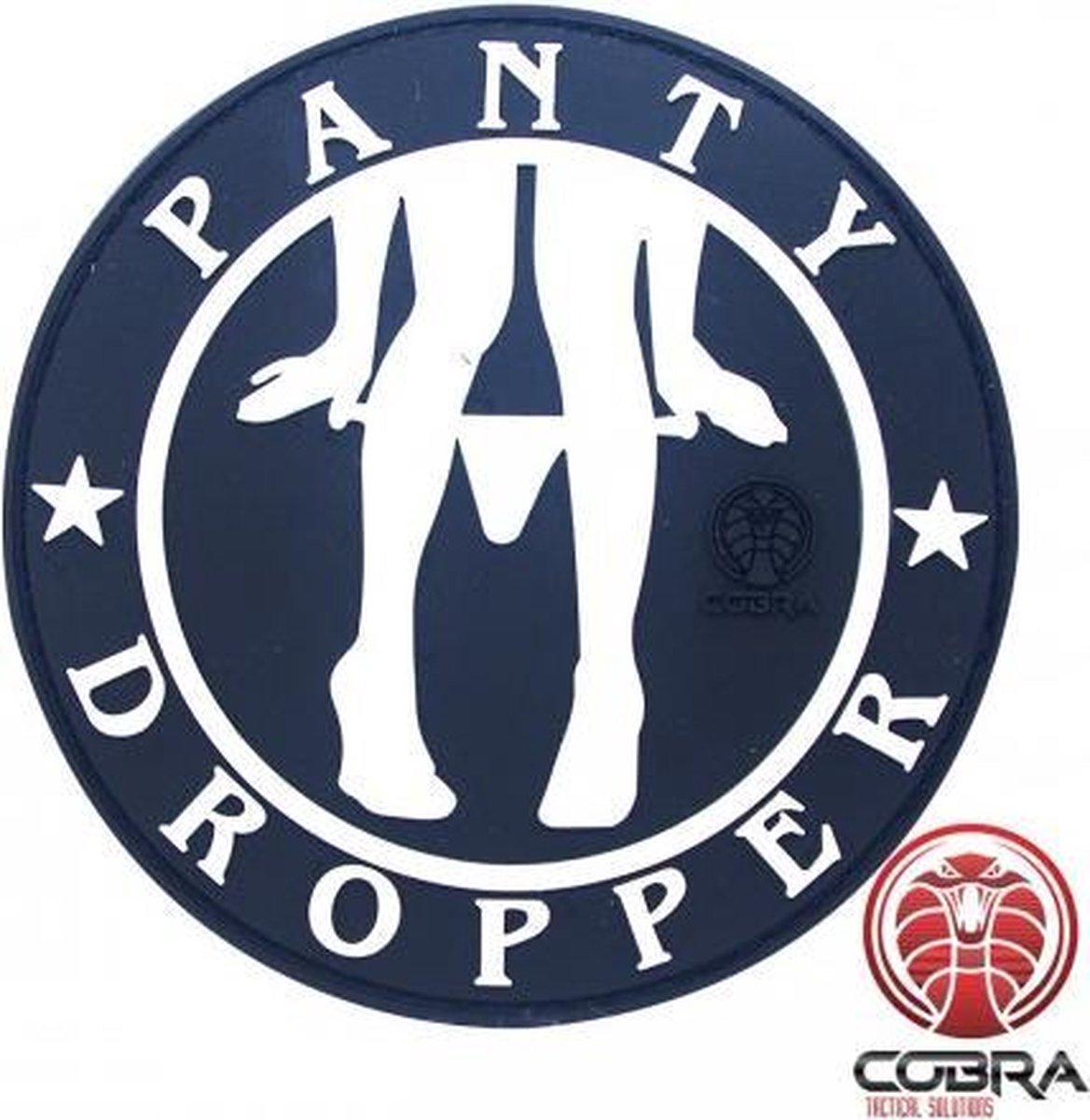 Panty Dropper Patch PVC de motivation sexy drôle avec velcro