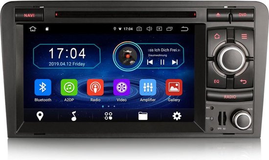 Audi A3 S3 RS3 - Autoradio Android 9.0 - Navigation UE et Bluetooth - 2003  à 2012 -... | bol