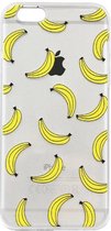 ADEL Siliconen Back Cover Softcase Hoesje Geschikt voor iPhone 5/ 5S/ SE - Bananen Geel