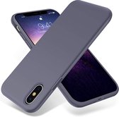 Siliconen telefoonhoesje geschikt voor Apple iPhone XS Max Hoesje Lavendel