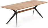 Kave Home - Amethist tafel van 160 x 90 cm verouderde houten