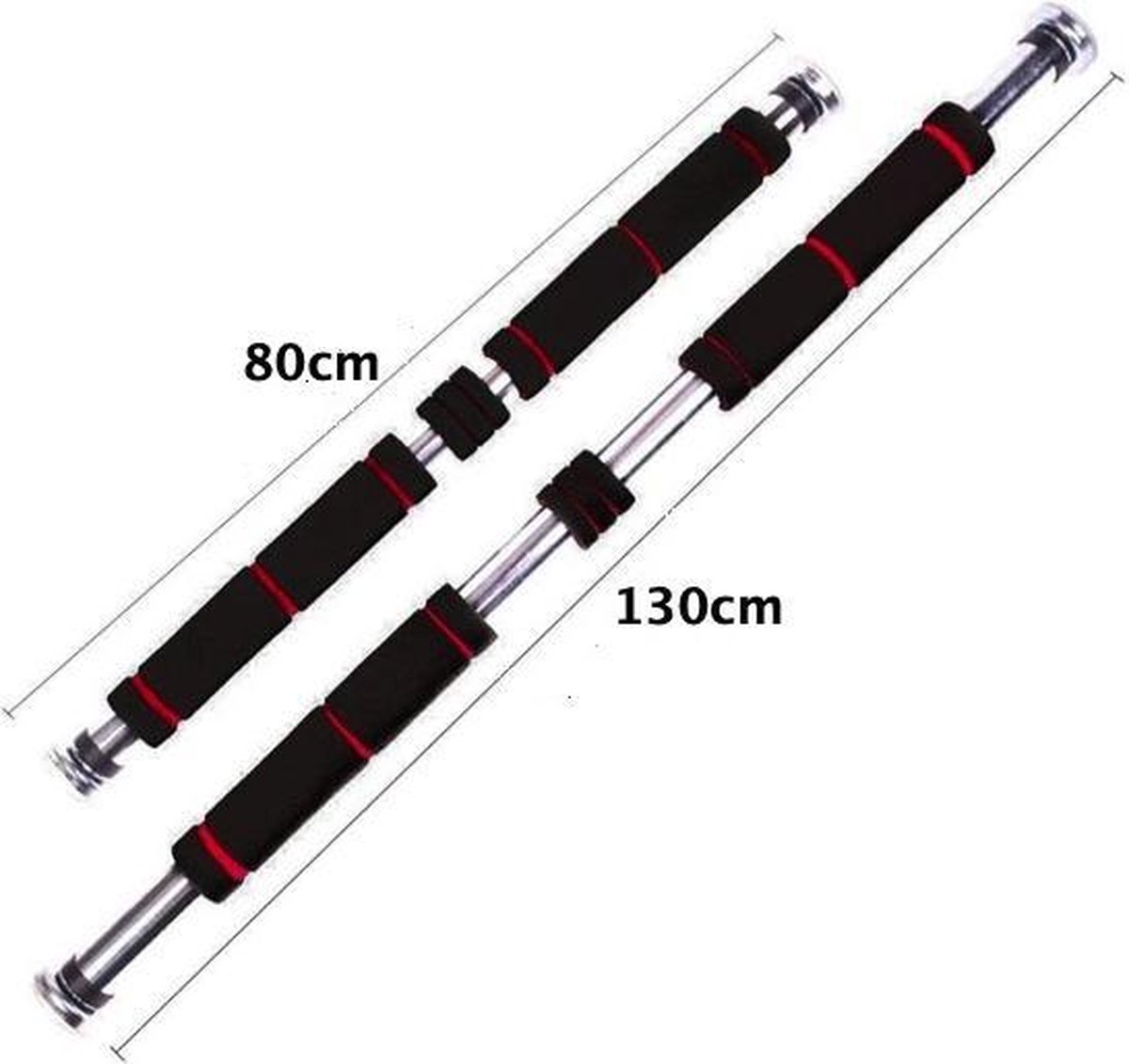 Multifunctionele Optrekstang - Pull Up Bar Deluxe - Zwart