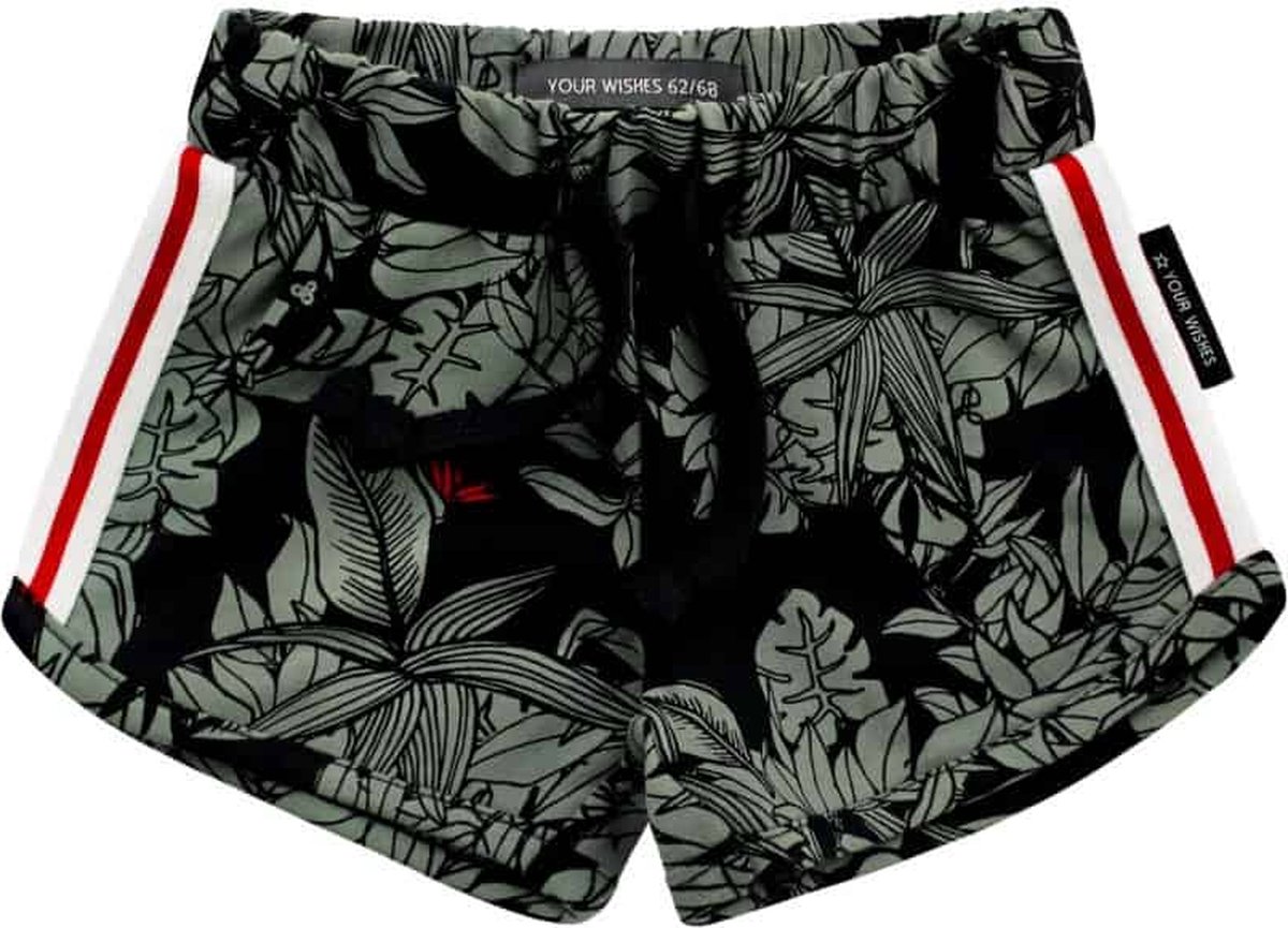 Your Wishes Shorts Botanic - Korte Broek - Baby - Jongens - Maat: 62/68
