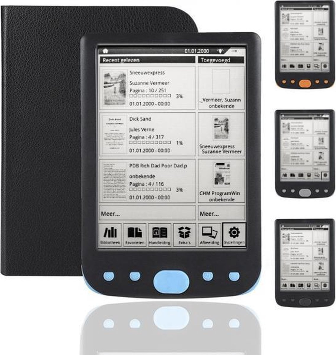 KD E-INK E-reader met Beschermhoes - 8GB - Kleur knoppen - Boek Ervaring -  bol.com
