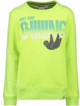 Garcia jongens sweater neon bright yellow - Maat 104