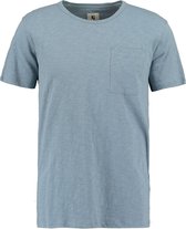 Garcia Heren T-Shirts - Blauw - Maat L
