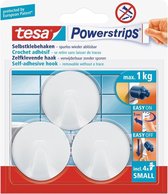 9x Tesa Powerstrips ronde haken small - Klusbenodigdheden - Huishouden - Verwijderbare haken - Opplak haken 9 stuks