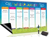 Brute Strength - Magnetisch Weekplanner whiteboard (32) - A3 - Planbord - Dagplanner kind  - To Do Planner kinderen