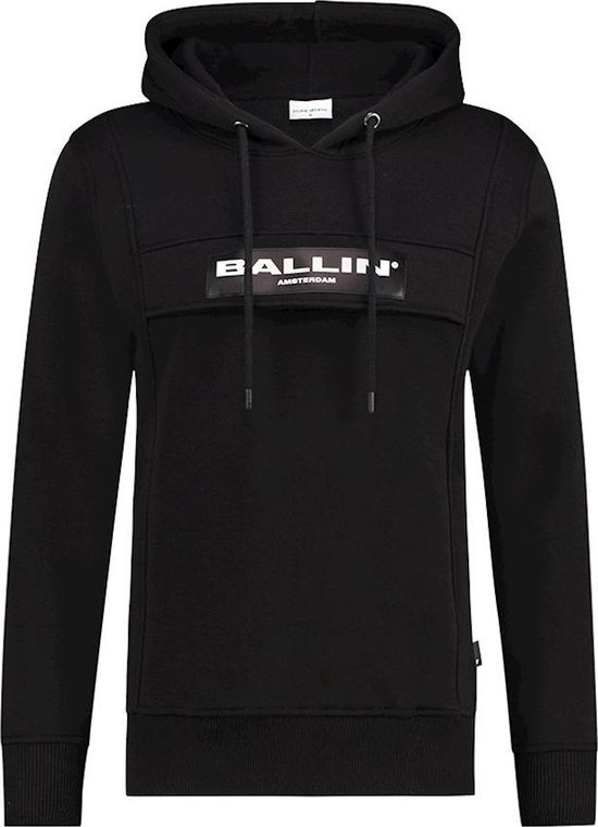 | Ballin Amsterdam Anorak Hoodie Zwart BALLIN Amsterdam heren hoodie