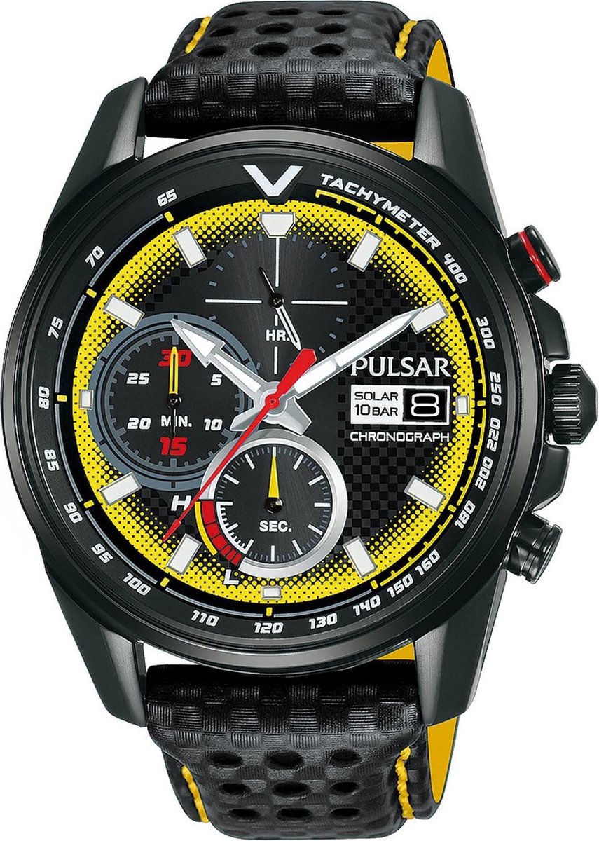 Pulsar solar heren horloge PZ5031X1 - Lucardi.nl