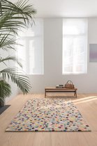 LIGNE PURE Dotted – vloerkleed – tapijt –handgetuft – wol – eco – modern – Multi - 200x300