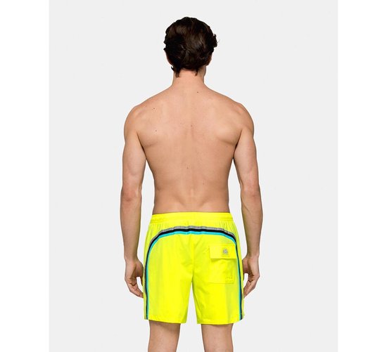 Short de bain Sundek - Taille XL - Homme - jaune fluo / noir / bleu |  bol.com