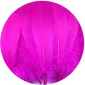 50 -Decoratieve- veertjes- Hot pink- 7-10 cm- Mobiel- Versiering- Charme Bijoux