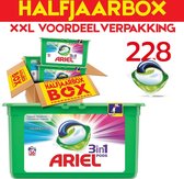Ariel 3in1 Pods Color wasmiddelcapsules Halfjaarbox 2x114 XXL Megapack 228 wasbeurten