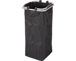 Casibel – Wasmand – Slim – 70 liter – Linnenmand - Zwart