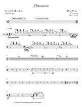 Dream Theater - Octavarium: Drum Sheet Music