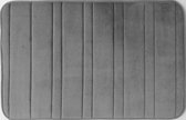 Ikado  Badmat memoryfoam grijs lijnen  60 x 90 cm