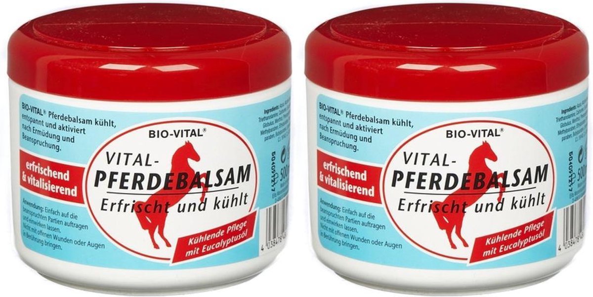 Bio Vital Paardenbalsem Crème - 2 x 500 ml