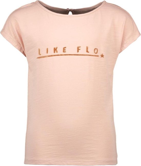 Like Flo Meisjes t-shirts & polos Like Flo Flo girls slub jersey tee LIKE  FLO roze 116 | bol.com