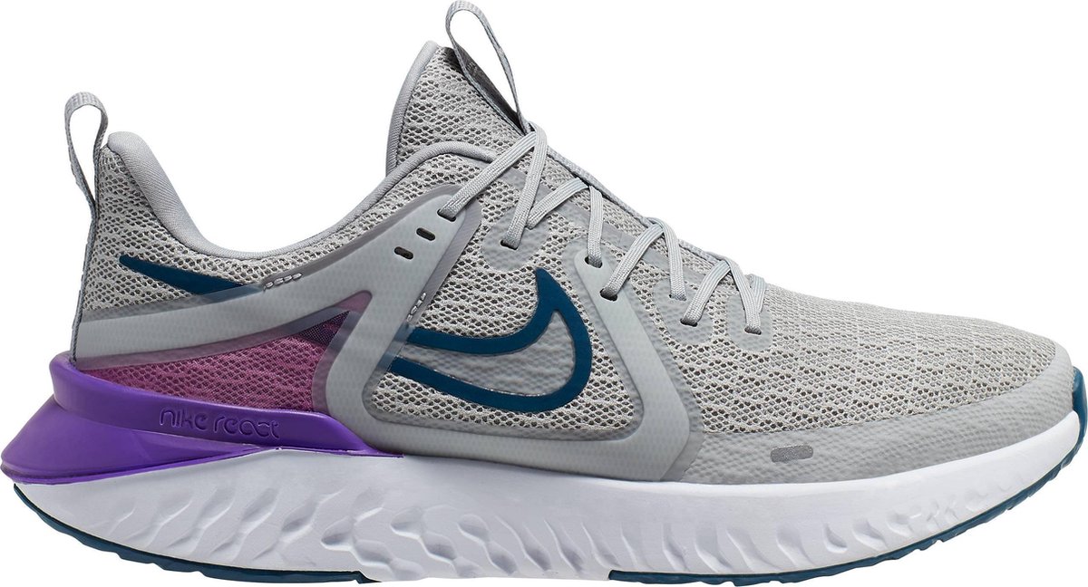 Nike Legend React 2 Dames Sportschoenen Lt Smoke /Valerian -Vivid Grijs