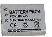 Batterie pour appareil photo OTB compatible avec Fujifilm NP-95/1500 mAh
