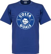 Diego Costa Goals T-Shirt - Blauw - 4XL