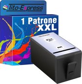 PlatinumSerie 1x inkt cartridge alternatief voor HP 934XL Black