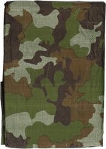 Groene camouflage afdekzeil / dekzeil - 2 x 3 meter - dekkleed / zeil