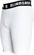 Blindsave compressie shorts - White M