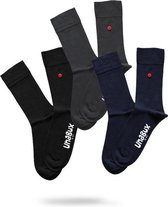 Unabux - Effen sokken - 3-pack - Maat 36-40