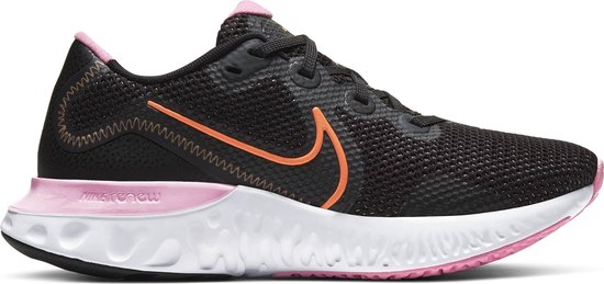 Nike Renew Run Dames Sportschoenen - Black/Orange Pulse-White-Pink - Maat  38.5 | bol.com