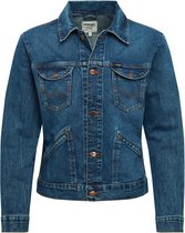 Wrangler tussenjas 124mj Blauw Denim-xl