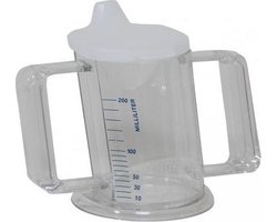 Comforthulpmiddelen HandyCup met deksel - Institution 12 stuks