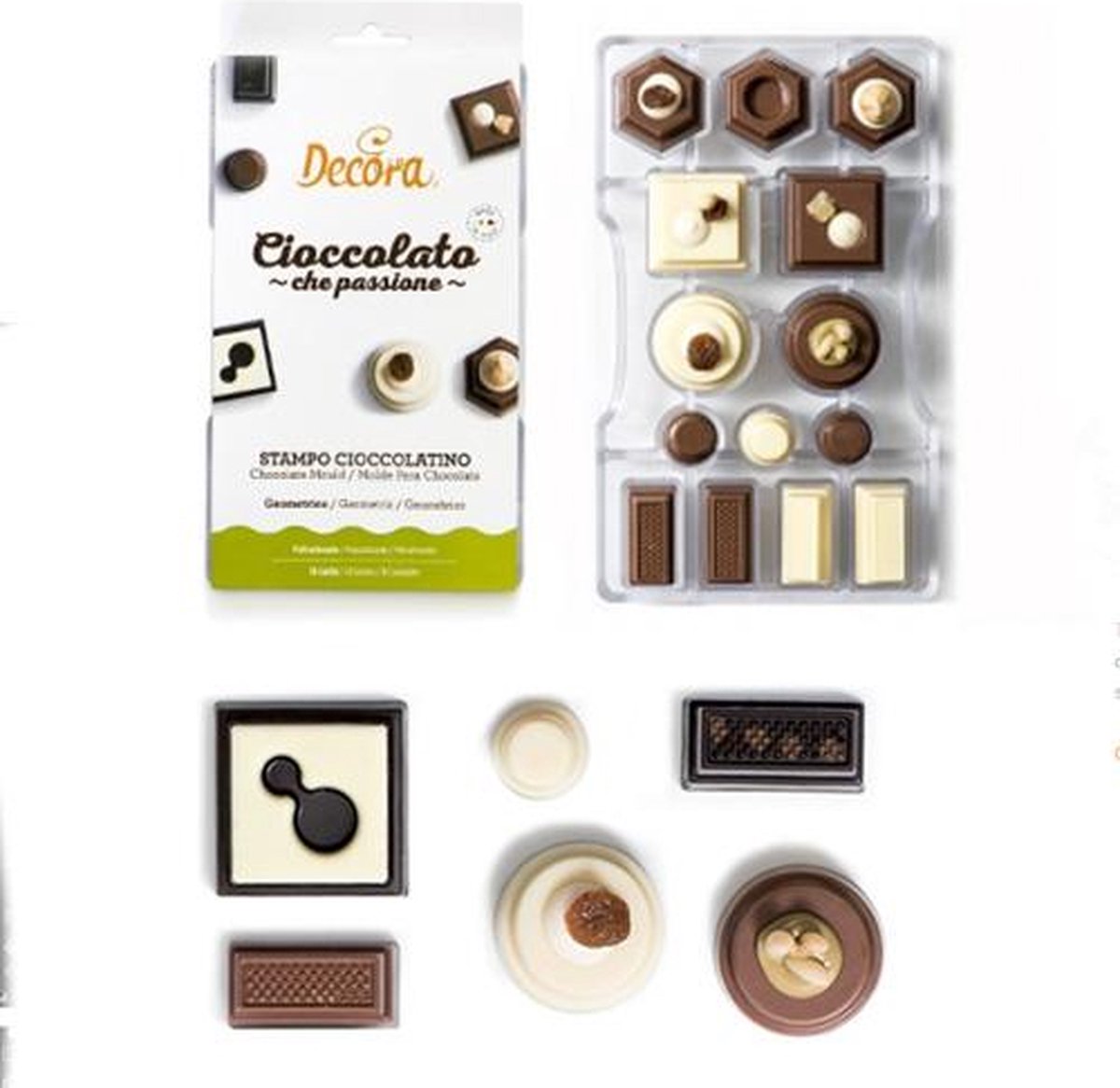 Chocolade mal Geometrie - Decora