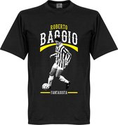 Baggio Juventus Fantasista T-Shirt - Zwart - 4XL