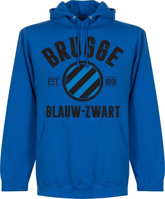 Brugge Established Hooded Sweater - Blauw - XL