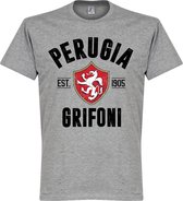 Perugia Established T-shirt - Grijs - XXL