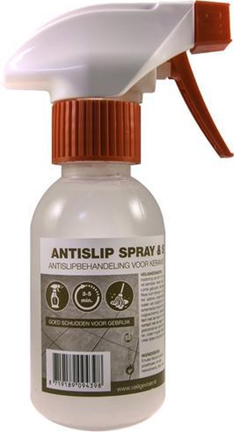 Spray antidérapant pour surface carrelée