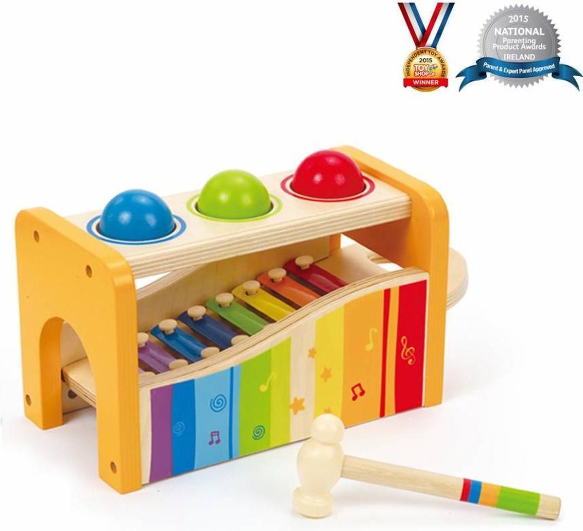 Hape Hamerbank met Xylofoon - Houten Muziekspeelgoed voor Peuters vanaf 12 Maanden — afbeelding 24